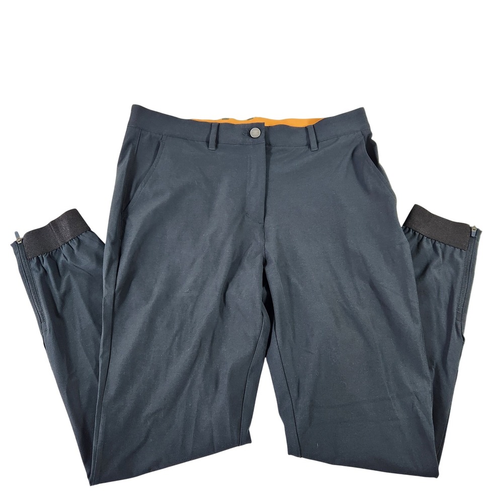 Macade Golf Slim Fit Jogger Pants Charcoal Gray Mens Size 42 L Zipper‎ Cuffs